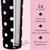 image:imagekate spade new york 24 oz Stainless Steel Tumbler Gold PinstripePicture Dot
