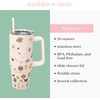 image:imagekate spade new york 30 Oz Tumbler Vintage Brooch Design