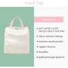 image:imagekate spade new york Insulated Lunch Bag Gold Pinstripe