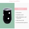 image:imagekate spade new york Wine Tumbler 16 oz Enchanted DotEnchanted Dot