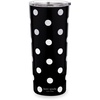 image:imagekate spade new york 24 oz Stainless Steel Tumbler Gold PinstripePicture Dot