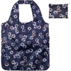image:imagekate spade new york Reusable Produce Bags Shopping Tote with Zipper Storage Pouch Lightweight Foldable Grocery BagWatercolor Ditsy