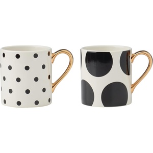 image:imageKate Spade New York Dot Assorted Mugs Set Of 2 170 White170