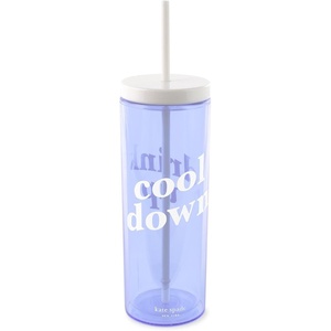 image:imagekate spade new york 24 oz Acrylic Tumbler Watercolor DitsyBlue