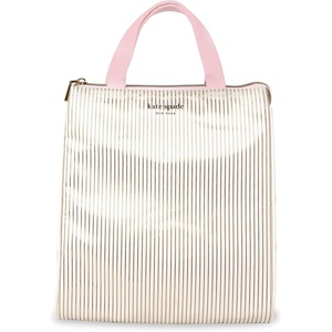 image:imagekate spade new york Insulated Lunch Bag Gold Pinstripe