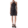 image:imagekate spade new york Womens Enchanted Dot Knotted Halter Mini DressBlack Multi