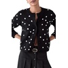 image:imagekate spade new york Womens Enchanted Dot Nell CardiganBlack Multi