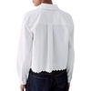 image:imagekate spade new york Womens Essential Scalloped Button Down ShirtIvory