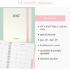 image:imagekate spade new york 12Month Soft Cover 2027 Planner Gold Pinstripe
