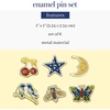 image:imagekate spade new york Enamel Push Pin Set of 6 Brooches