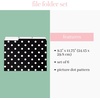 image:imagekate spade new york File Folder Set of 6 Picture Dot