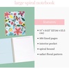 image:imagekate spade new york Large Floral Spiral Notebook Safari Floral