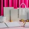 image:imagekate spade new york Leatherette Journal Gold Pinstripe