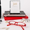 image:imagekate spade new york Monthly Desk Calendar 2027 Enchanted Dot