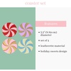 image:imagekate spade new york Set of 4 Coasters Holiday Sweets