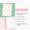 image:imagekate spade new york Small Spiral Notebook Gold Dot with Script