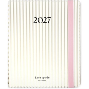 image:imagekate spade new york 12Month Soft Cover 2027 Planner Gold Pinstripe