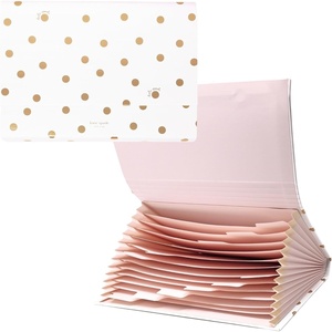 image:imagekate spade new york Expanding File Organizer Gold Dot with Script