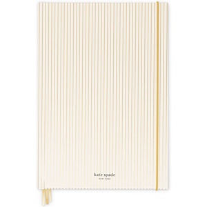image:imagekate spade new york Leatherette Journal Gold Pinstripe
