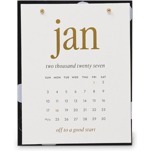 image:imagekate spade new york Monthly Desk Calendar 2027 Enchanted Dot