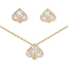 image:imagekate spade new york So Spade Pendant and Studs Boxed SetClearGold