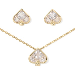 image:imagekate spade new york So Spade Pendant and Studs Boxed SetClearGold