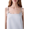 image:imagekate spade new york Womens Embellished Strap Mini DressQuarry Grey