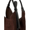 image:imagekate spade new york Loop Pebbled Leather Carryall BagHot Fudge Suede