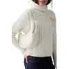 image:imagekate spade new york Womens Duo Crossbody BagCashew Milk and Faux Fur