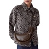 image:imagekate spade new york Womens Duo Crossbody BagHot Fudge Crinkle and Faux Fur
