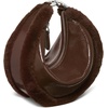 image:imagekate spade new york Womens Duo Crossbody BagHot Fudge Crinkle and Faux Fur
