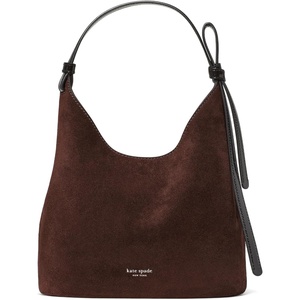 image:imagekate spade new york Loop Pebbled Leather Carryall BagHot Fudge Suede