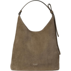 image:imagekate spade new york Loop Suede And Crinkle Patent Large Carryall BagDriftwood Suede